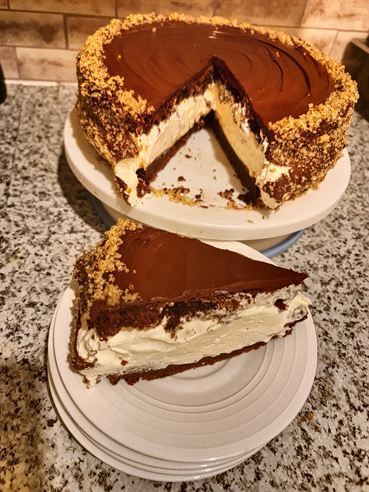 Tort negresa ( Brownie cake )